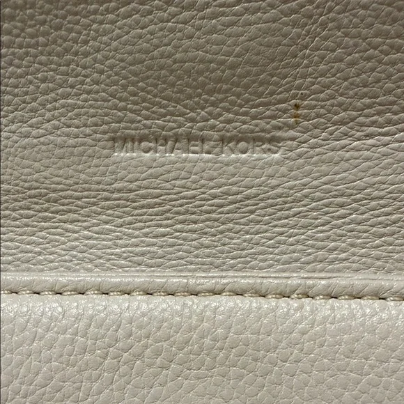 Michael Kors Beige Leather Wallet with Buckle - Picture 10 of 16